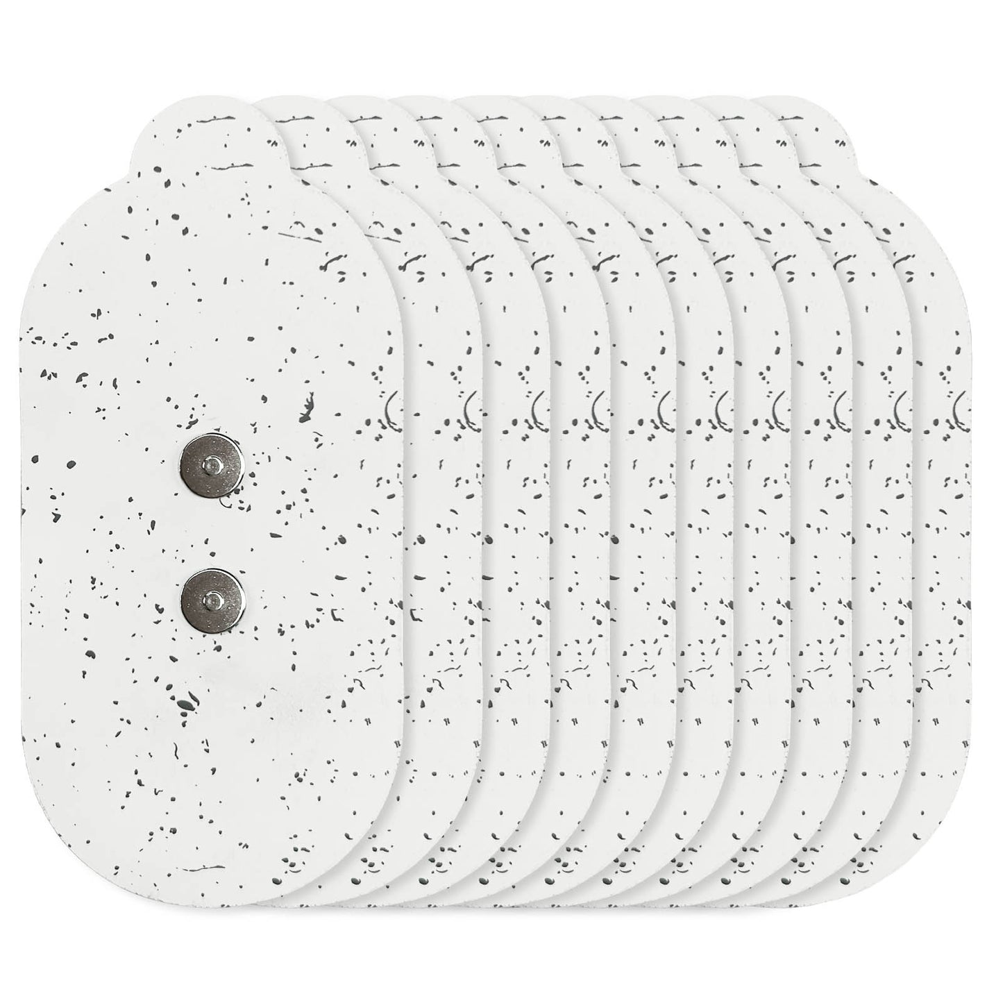 Adhesive Electrodes Pads for Mooyee Wireless Tens Unit (White-10pads)