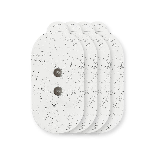 Adhesive Electrodes Pads for Mooyee Wireless Tens Unit(White-4pads)