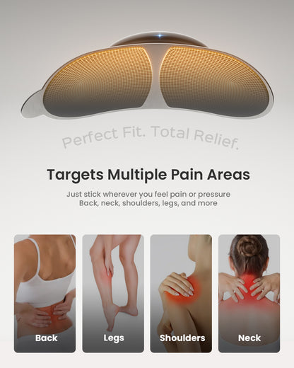Mooyee Wireless TENS Unit Muscle Stimulator with APP, 18 Modes EMS Muscle Stimulator Deep Tissue Massager for Pain Relief, Muscle Soreness and Recovery in Back, Neck, Shoulders, Legs and Arms